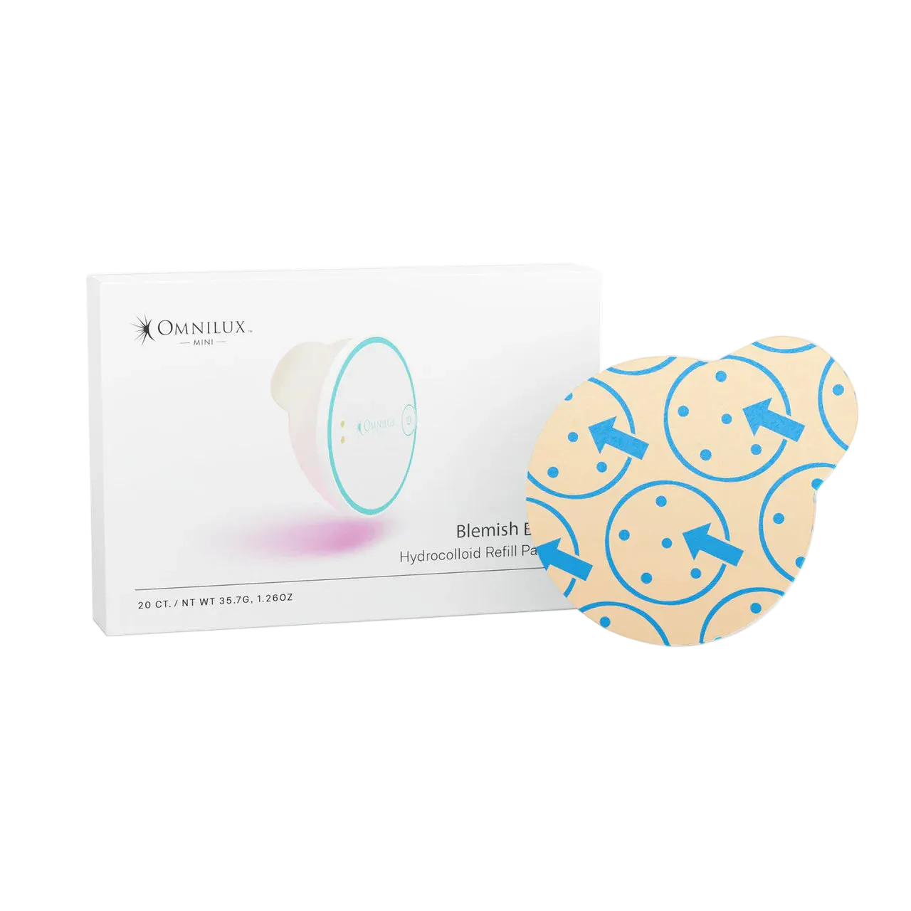 Omnilux Mini Blemish Eraser Hydrocolloid Refill Patches